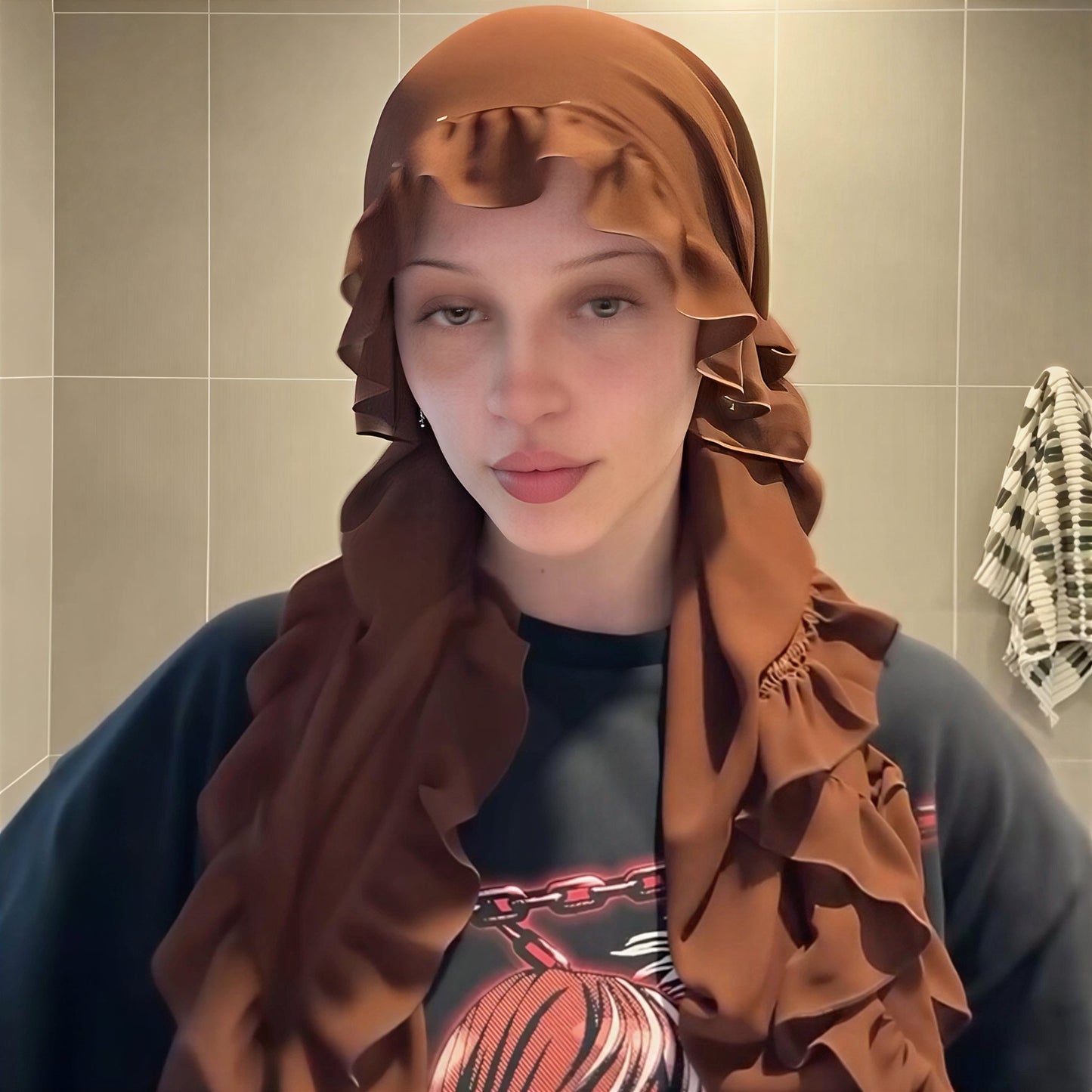 Crinkle/Curly Hijab for Muslim Women – Stylish Scarf & Shawl