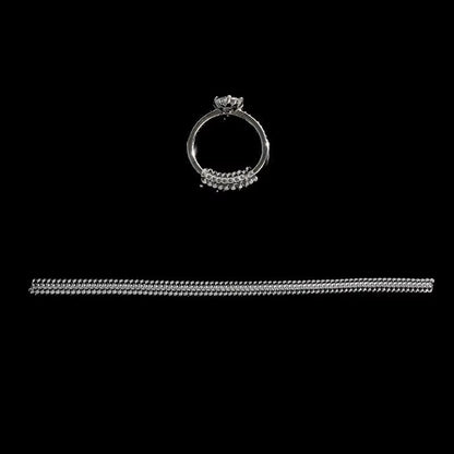 Spiral Ring Finger Ring Size Adjuster / Pack Of 5