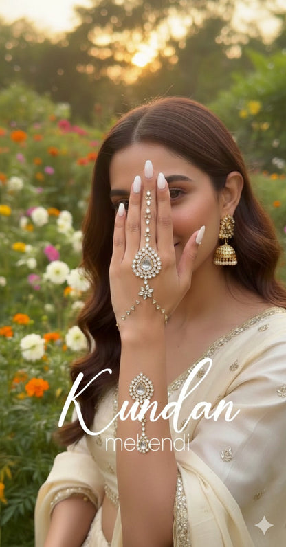 Glam Noor Kundan Stone Mehndi
