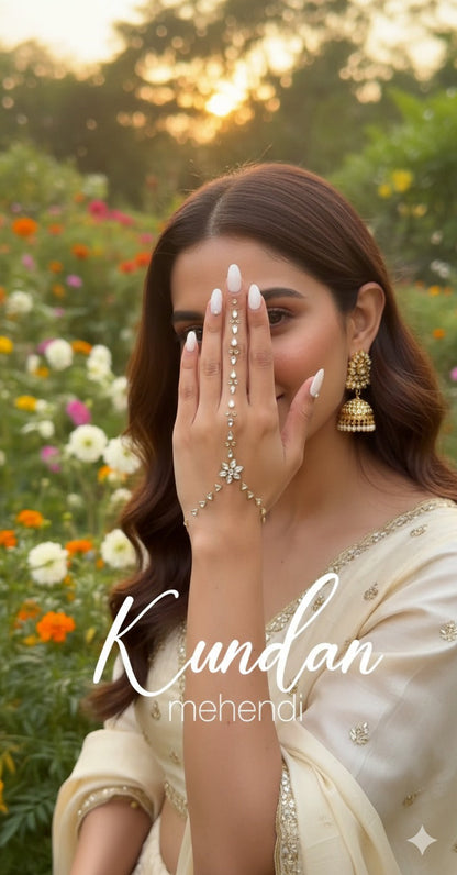 Glam Noor Kundan Stone Mehndi