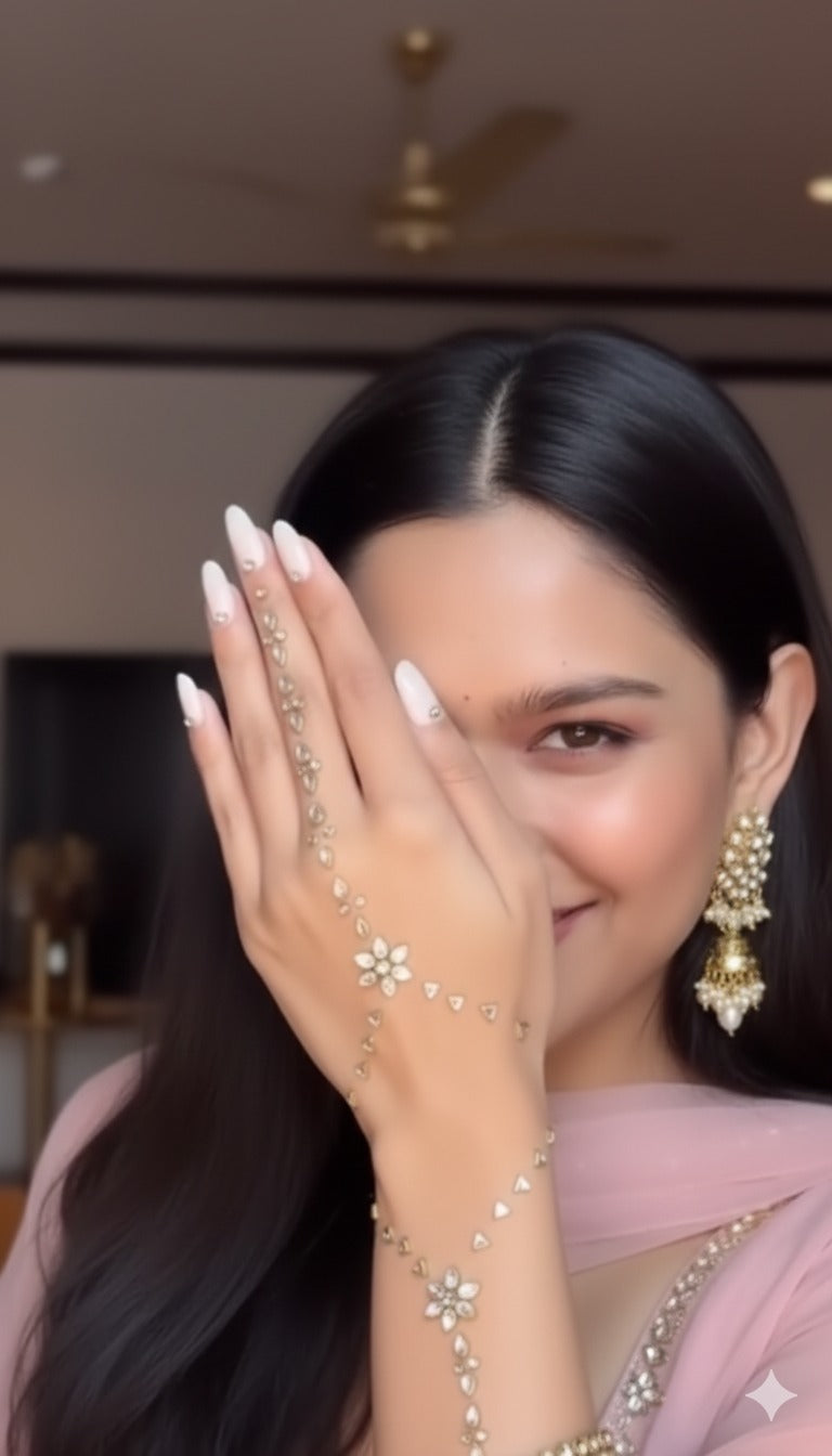 Glam Noor Kundan Stone Mehndi