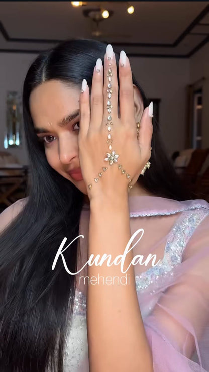 Glam Noor Kundan Stone Mehndi