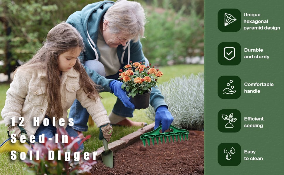 Garden Dibber – Effortless Seed Planting Tool