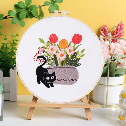 Hand Embroidery DIY Material Kit