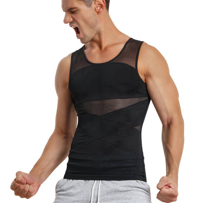 Invisible & Breathable Men’s Body Shaper Tank