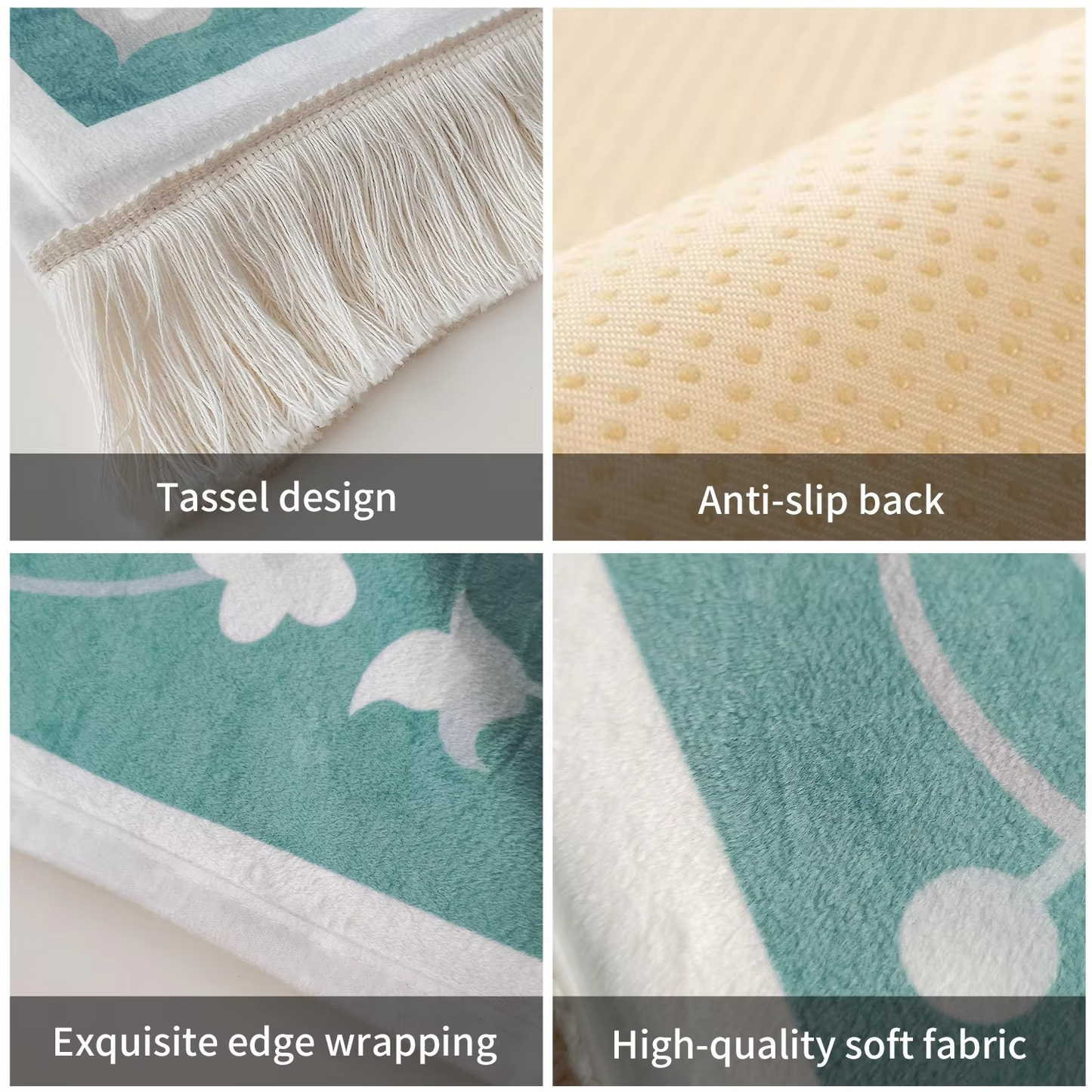 Premium Scented Prayer Mat – Soft Velvet + Breathable Foam