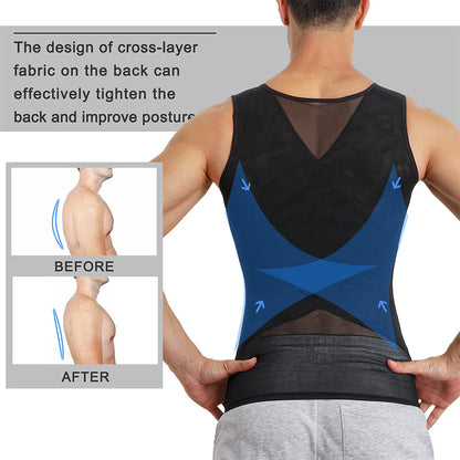 Invisible & Breathable Men’s Body Shaper Tank