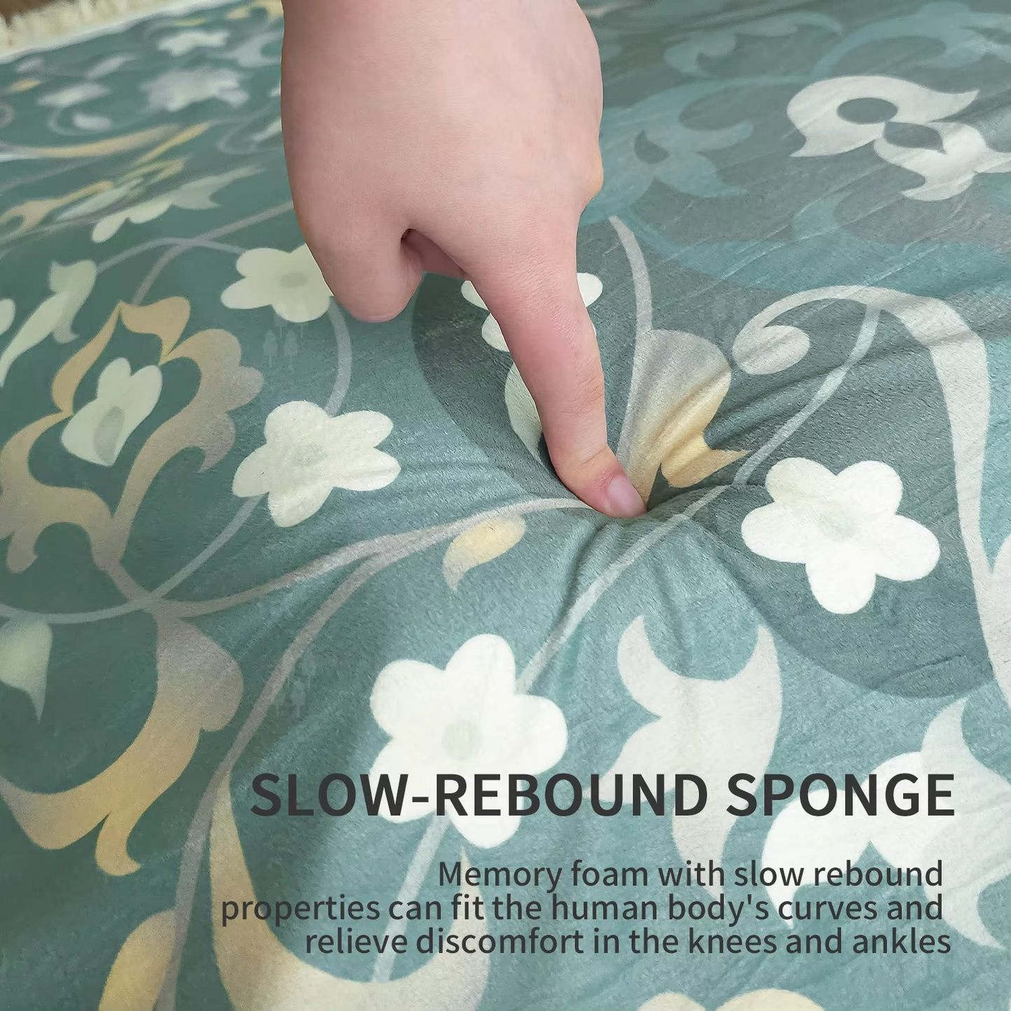 Premium Scented Prayer Mat – Soft Velvet + Breathable Foam