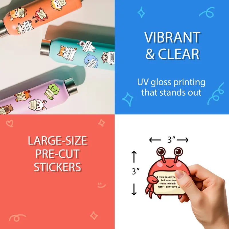 Positive Emotional Support Buddies Stickers
