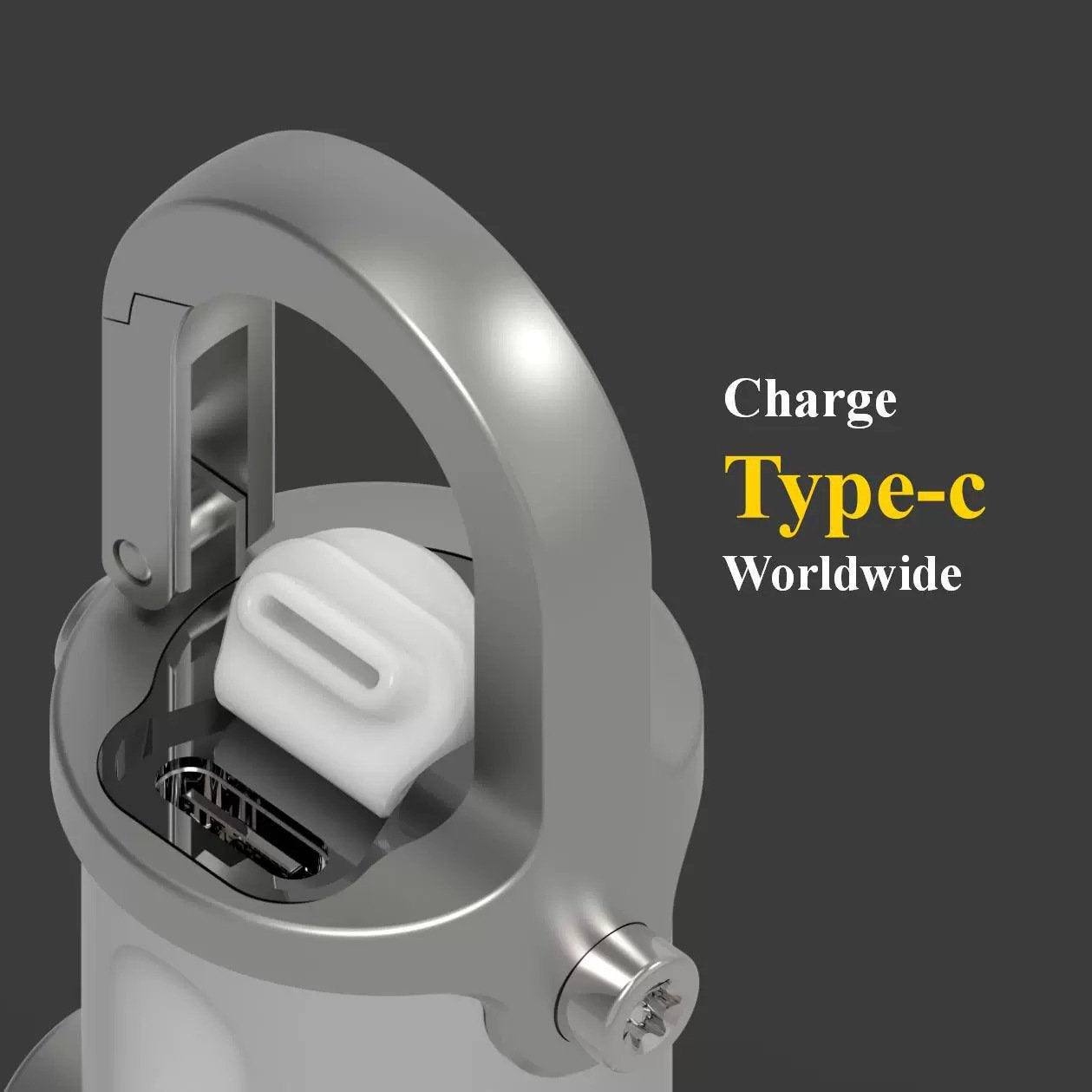 Rechargeable Keychain Light ( 5 Light Modes + Power Bank )