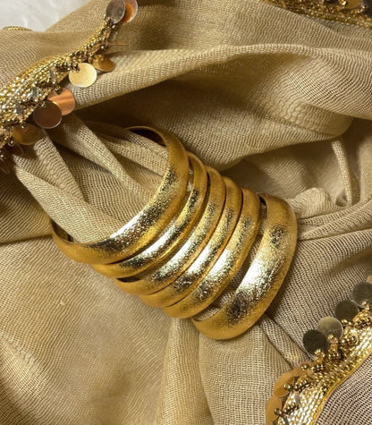 Royal Aura Textured Bangles Set