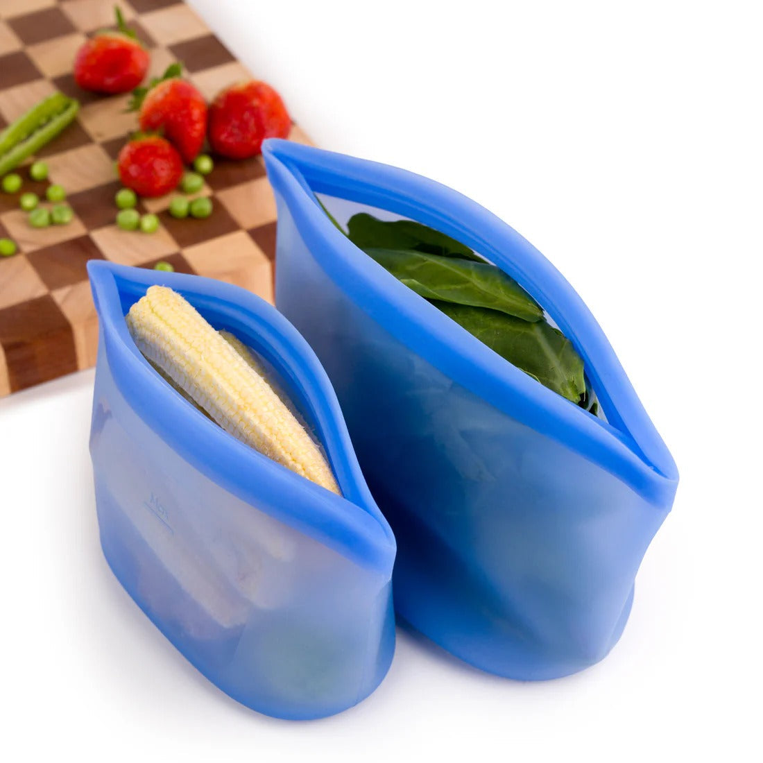 Reusable Silicone Food Storage Bags with Leak proof Airtight Seal