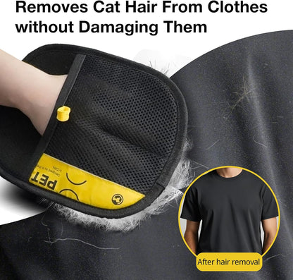 Gentle Double-Sided Grooming Gloves