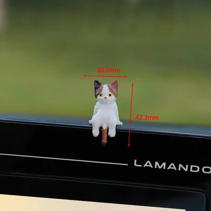 Hand-Painted Mini Cat Figurines