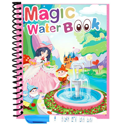 Magic Water Book Water Drawing Book – Reusable Doodle Book