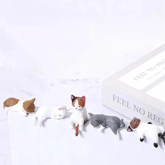 Hand-Painted Mini Cat Figurines