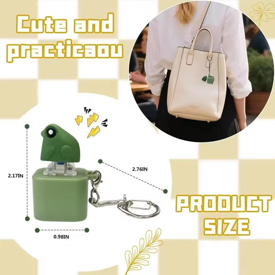 Frog Croaking Fidget Toy ( Rechargeable + Emergency Powerbank )