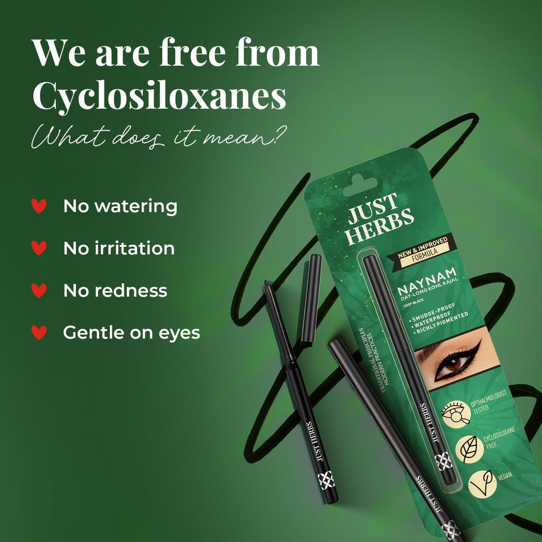 Naynam Retractable Eyeliner + Kajal