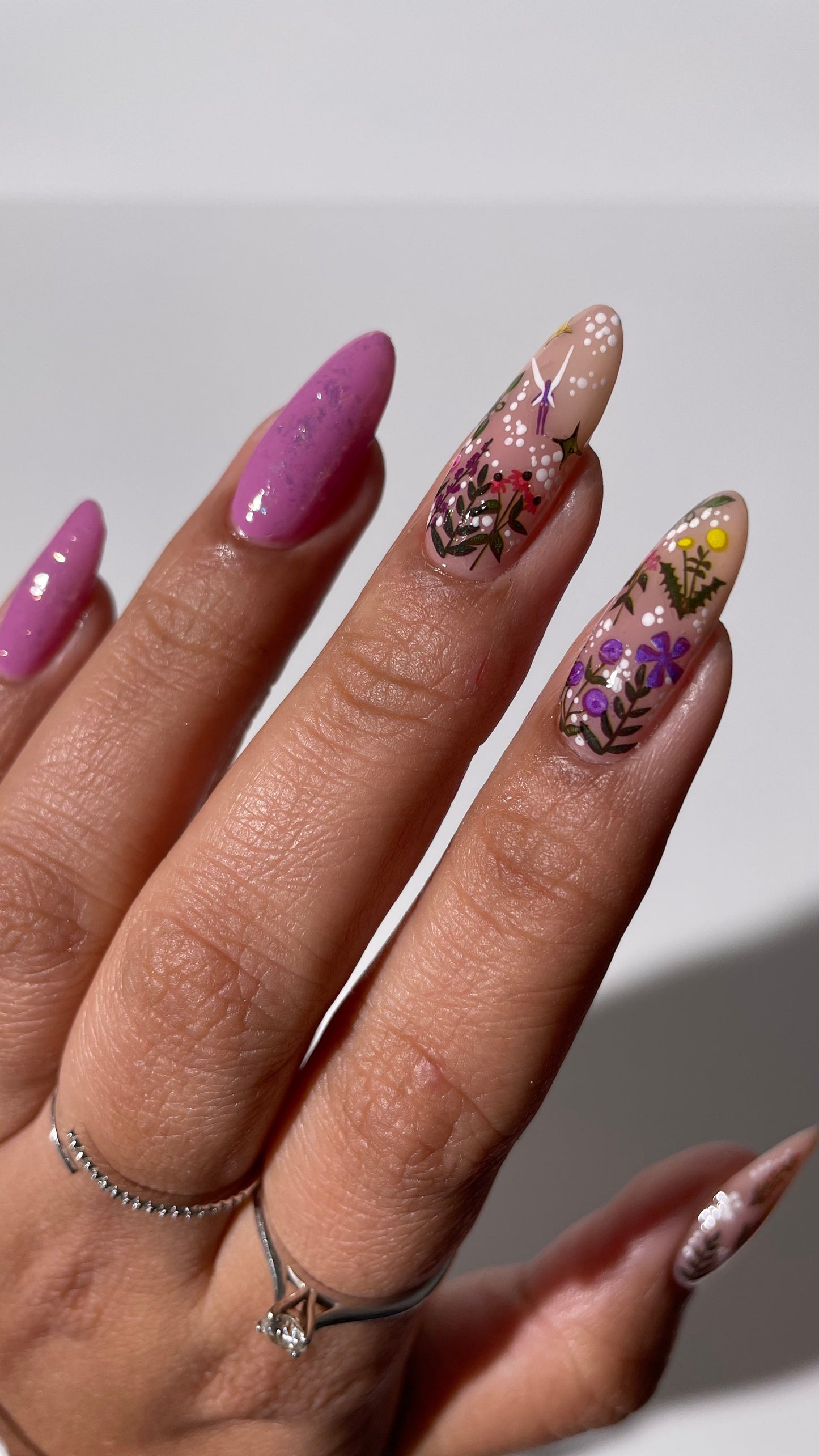 Reusable + Waterproof Floral  Nail Stickers