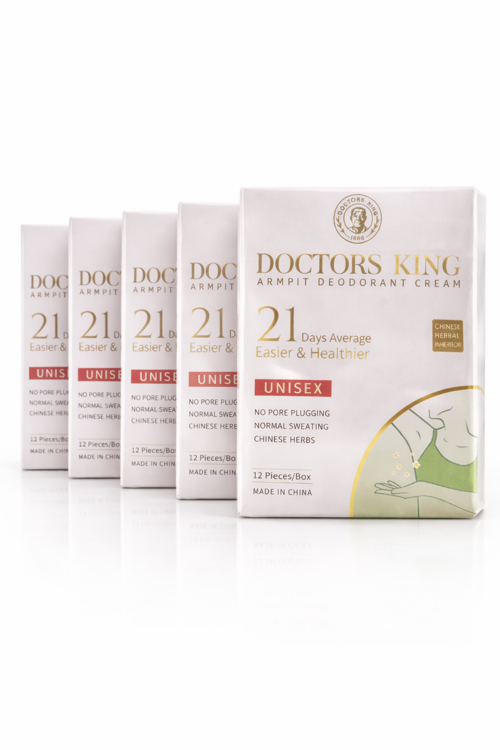 Herbal Long‑Lasting Deodorant Cream – 21 Days Odor Protection