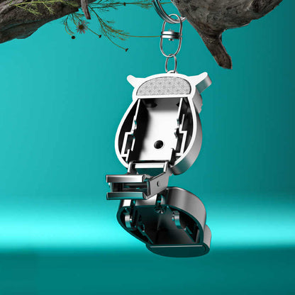 Mini Foldable Stainless Steel Owl Nail Clippers