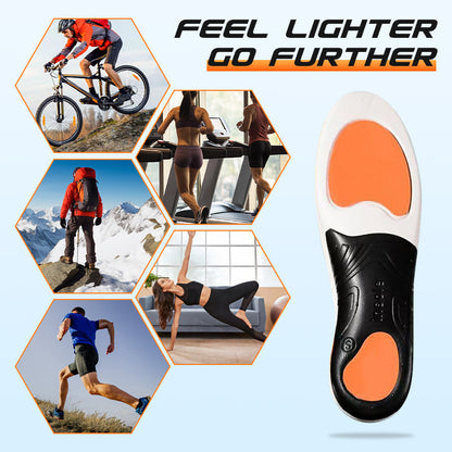 Shock-Absorbing Arch Support Insoles – All-Day Comfort
